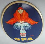 SPA - Emaille bord (2) - Smeedijzer, Antiek en Kunst, Antiek | Wandborden en Tegels