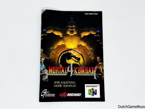 Nintendo 64 / N64 - Mortal Kombat 4 - EEU - Manual, Games en Spelcomputers, Games | Nintendo 64, Gebruikt, Verzenden