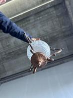 Kroonluchter - Glas, Messing - Kroonluchter voor zolder, Antiek en Kunst