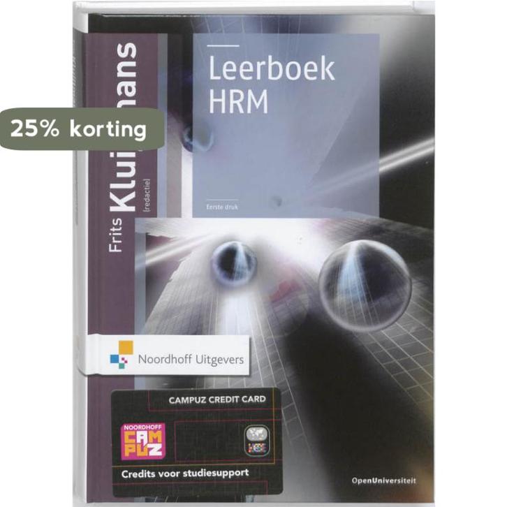 Leerboek HRM 9789001788872, Boeken, Schoolboeken, Gelezen, Verzenden