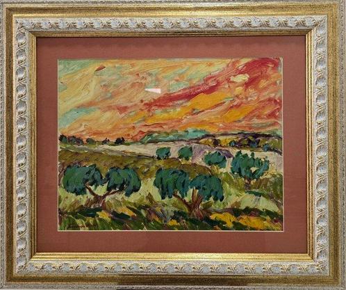 Lluís Domingo Abelló (1917) - Tarde de fuego, Antiek en Kunst, Kunst | Schilderijen | Klassiek