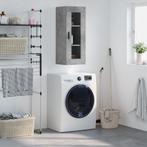 vidaXL Wandkast 34,5x34x90 cm betongrijs, Huis en Inrichting, Kasten | Dressoirs, Verzenden, Nieuw