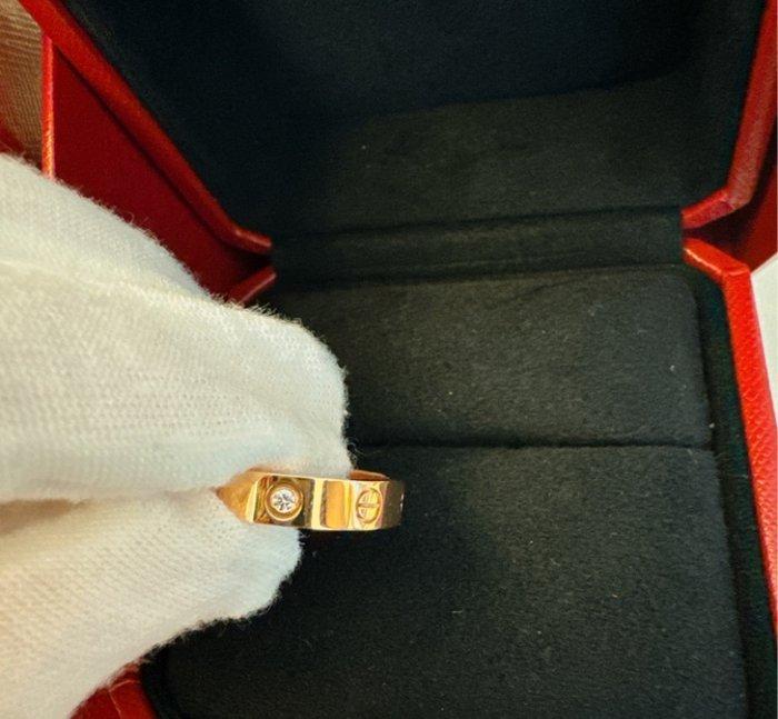 Cartier - Ring - 18 karaat Roségoud - 0.02ct. tw. Diamant, Handtassen en Accessoires, Ringen