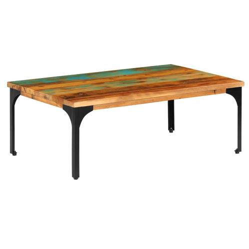 vidaXL Salontafel 100x60x35 cm massief gerecycled hout, Huis en Inrichting, Tafels | Salontafels, Nieuw, Verzenden