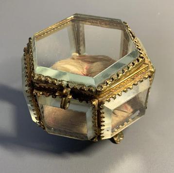 Napoleon III - Boîte à bijoux - formule en - Verre en beschikbaar voor biedingen