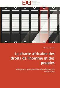 La charte africaine des droits de lhomme et des peuples.by, Livres, Livres Autre, Envoi