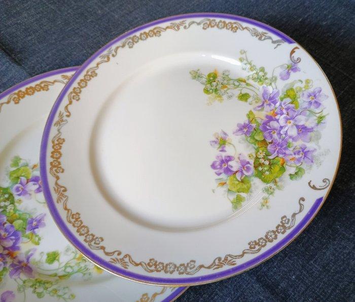 Richard Ginori - Tafelservies (16) - Porselein - Violette, Antiek en Kunst, Antiek | Glaswerk en Kristal
