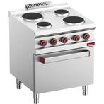Fornuis + Oven | OPTIMA 700 | Elektrisch | 4 Kookpunten, Verzenden, Nieuw in verpakking