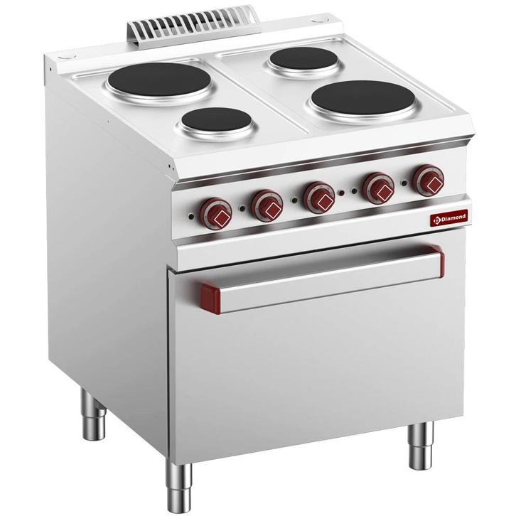 Fornuis + Oven | OPTIMA 700 | Elektrisch | 4 Kookpunten, Zakelijke goederen, Horeca | Keukenapparatuur, Nieuw in verpakking, Verzenden