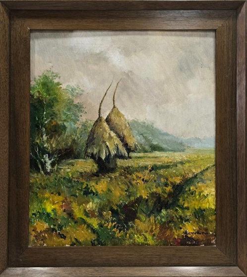 École Catalane (XX) - Le murmure de la terre, Antiek en Kunst, Kunst | Schilderijen | Klassiek