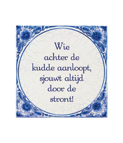 Delfts Blauw Tegel Kudde 14,5cm, Maison & Meubles, Accessoires pour la Maison | Peintures, Dessins & Photos, Envoi