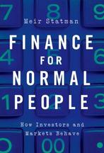 Finance for Normal People 9780190057121 Meir Statman, Verzenden, Meir Statman