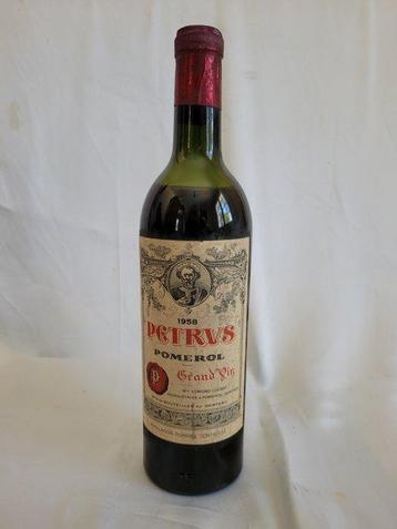 1958 Petrus - Pomerol - 1 Fles (0,75 liter), Nieuw