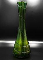 Pallme König Art Nouveau Iridescente Glass Vase 37 cm,, Antiek en Kunst
