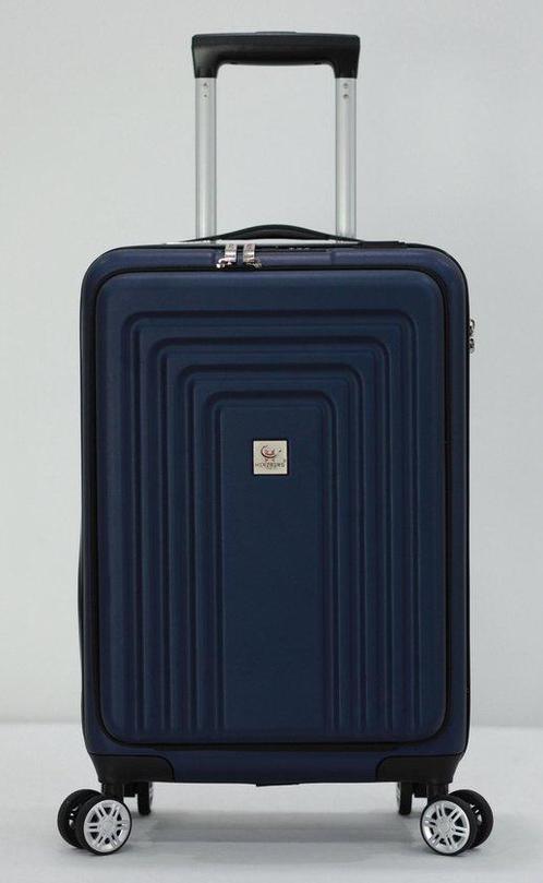 Tweedekans | Herzberg Travel HG-8065BLU: Cabin Bag - Blauw, Muziek en Instrumenten, Behuizingen en Koffers, Ophalen of Verzenden