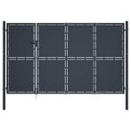 vidaXL Poort 350x175 cm staal antraciet, Tuin en Terras, Verzenden, Nieuw