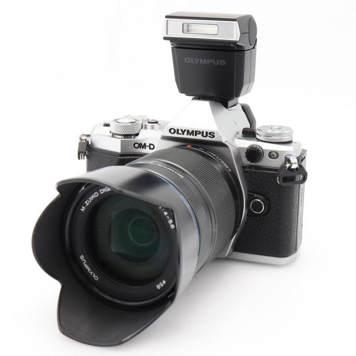 Olympus OM-D E-M5 Mark II zilver + M.Zuiko Digital ED, TV, Hi-fi & Vidéo, Photo | Lentilles & Objectifs, Envoi