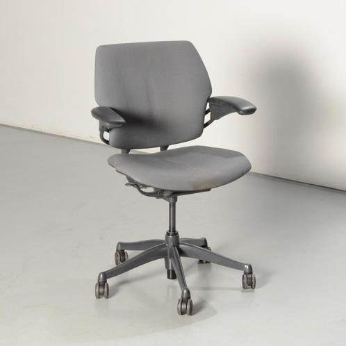 Humanscale stoel, antraciet, 1D armleggers, glanzende armpad, Huis en Inrichting, Bureaustoelen, Ophalen of Verzenden