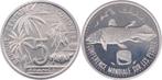 5 Francs 1984 Comoro Islands KursMunt Probe aluminium, Verzenden