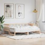 vidaXL Lit de jour avec lit gigogne 90x190 cm bois de, Maison & Meubles, Chambre à coucher | Lits, Neuf, Verzenden