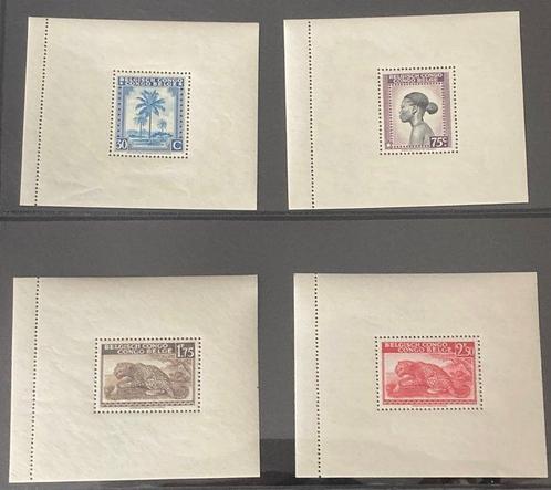 Belgisch-Congo 1943 - Speciale oplage blokken MESSAGES -, Postzegels en Munten, Postzegels | Europa | België