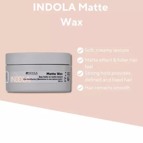 Indola Matte Wax, Handtassen en Accessoires, Uiterlijk | Haarverzorging, Nieuw, Verzenden