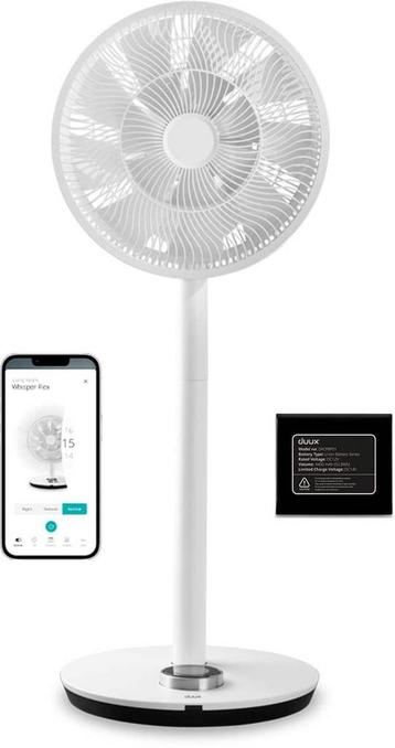Duux Whisper Flex - Smart Statiefventilator met Dock &amp; beschikbaar voor biedingen