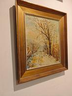 École postimpressionniste (XX) - Paysage d’hiver, Antiek en Kunst