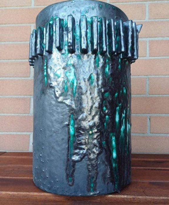 Giorgio Grasselli - Vaas - H. 45 cm - Aardewerk, Antiek en Kunst, Antiek | Glaswerk en Kristal