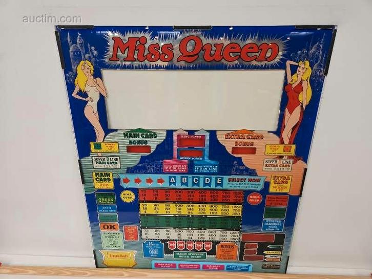 Frontplaat bingo/gokautomaat Wimi Miss Queen, Divers, Divers Autre, Enlèvement