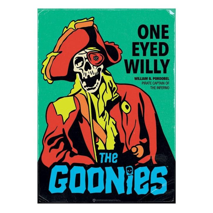 The Goonies Art Print 40th Anniversary One Eyed Willy Limite, Collections, Cinéma & Télévision, Enlèvement ou Envoi