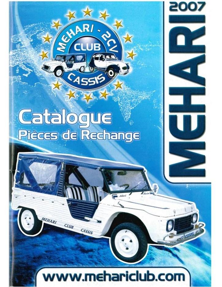 CITROËN MEHARI, CATALOGUE PIÈCES DE RECHANGE 2007, Livres, Autos | Livres