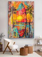 Joaquim Falco - SUNSET ON THE BEACH. XXL Neon Paint