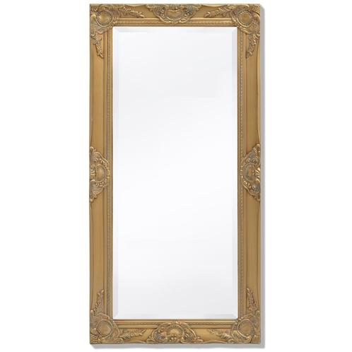 vidaXL Wandspiegel Barok 100 x 50 cm goud, Huis en Inrichting, Woonaccessoires | Spiegels, Nieuw, Verzenden