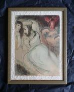 Marc Chagall (1887-1985) - Sara y Abimelec, original, Antiek en Kunst