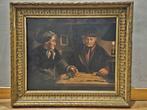 Dutch school (XIX) - The dominó players