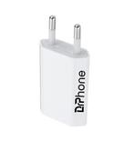USB Lader Stekker - Compacte Oplader - Wit, Telecommunicatie, Mobiele telefoons | Telefoon-opladers, Nieuw, Verzenden