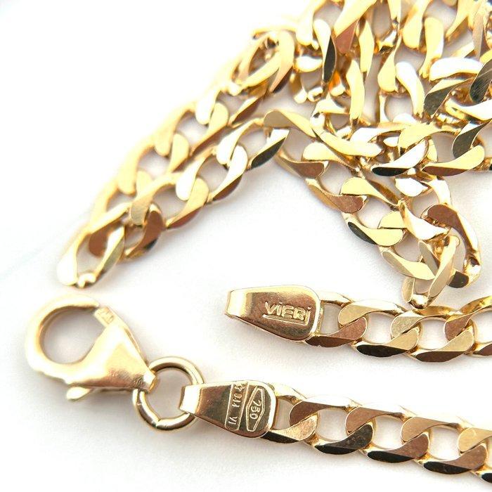 Zonder minimumprijs - Vieri - Halsketting - Solid Link Chain, Bijoux, Sacs & Beauté, Colliers