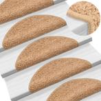 vidaXL Trapmatten 15 st 56x17x3 cm beige, Doe-het-zelf en Bouw, Ladders en Trappen, Verzenden, Nieuw