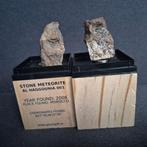 Meteorieten collectie in display 2 originele meteorieten -, Verzamelen