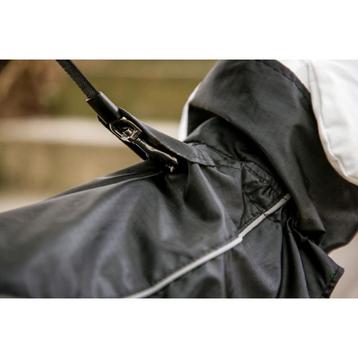 Manteau de pluie pour chien forks, noir, l, 45cm - kerbl, Neuf