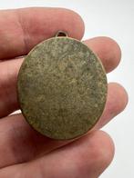 Reliekhouder - Brons, Gouden cartiglio - 20e eeuw - Ex, Antiek en Kunst