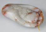 Grand Pendentif Plaque Chinoise - Shoulao - Jade - Nephrite, Antiek en Kunst