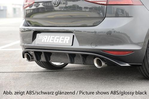 Rieger diffuser | VW Golf 7 GTI tot facelift | ABS | zwart, Auto diversen, Tuning en Styling, Ophalen of Verzenden