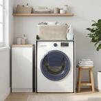 vidaXL Wasmachinekast Grijs Sonoma 67,5 x 48 x 97 cm Bewerkt, Huis en Inrichting, Verzenden, Nieuw