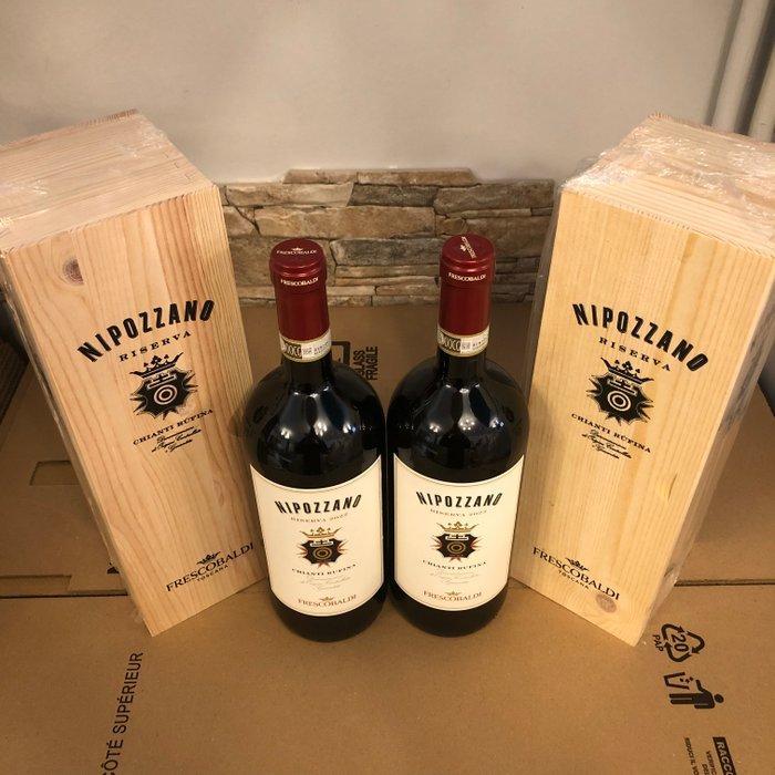 2022 Frescobaldi, Nipozzano - Chianti Riserva - 2 Magnums, Verzamelen, Wijnen