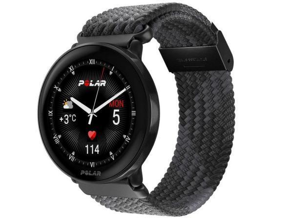 Veiling - Polar Ignite3 Braidedyarn Blk maat S-L, Handtassen en Accessoires, Smartwatches, Gebruikt
