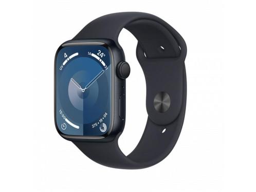 Apple Watch Series 9 45mm - Zwart, Huis en Inrichting, Woonaccessoires | Overige, Zo goed als nieuw, Verzenden