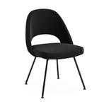 Saarinen Executive Armless Chair, Huis en Inrichting, Nieuw, Stof, Ophalen of Verzenden, Zwart