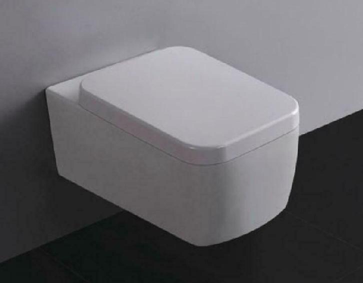 Sanifun Hangtoilet Hawa 555 wit combi, Doe-het-zelf en Bouw, Sanitair, Ophalen of Verzenden
